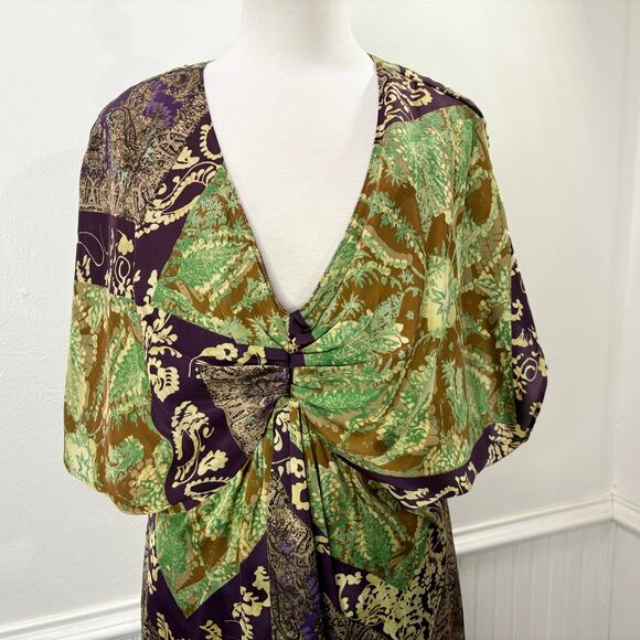 Tiana B Size 12 Vintage Dress Cocktail Special Occasion Forest Fairy Indie Boho - Picture 11 of 16